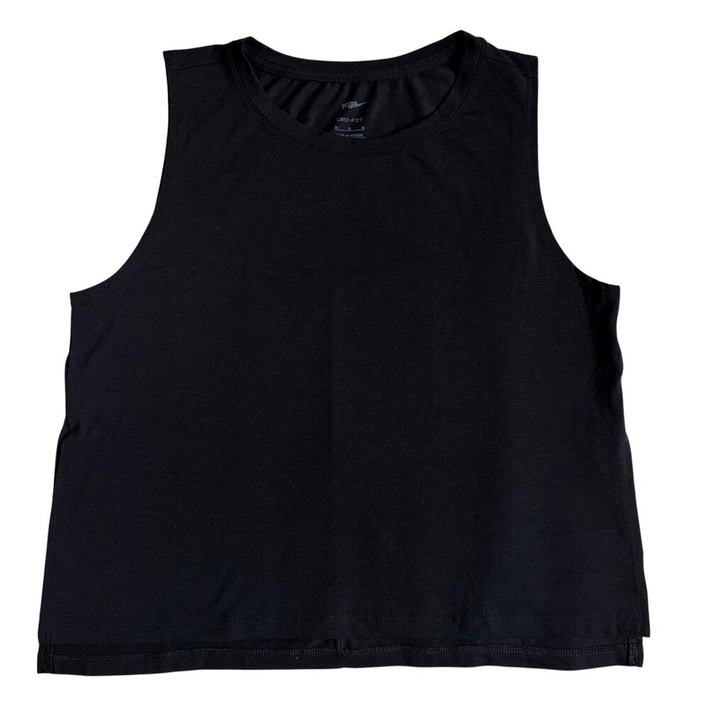 Nike Yoga Dri-FIT Women's Tank Top (Black) - Size Medium